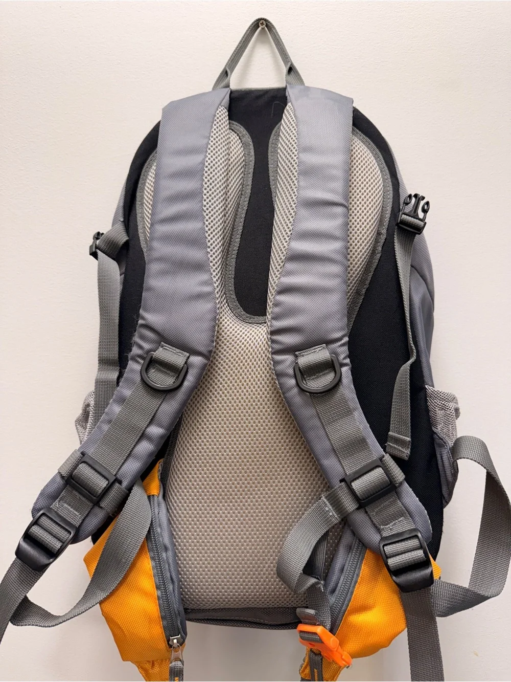 Men's Gray & Orange Daypack Backpack